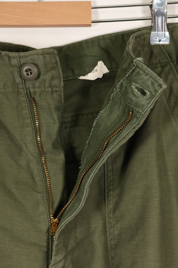 1968年契約　32x31　アメリカ陸軍　OG-107　ユーティリティパンツ　ベイカーパンツ　中古品　 B