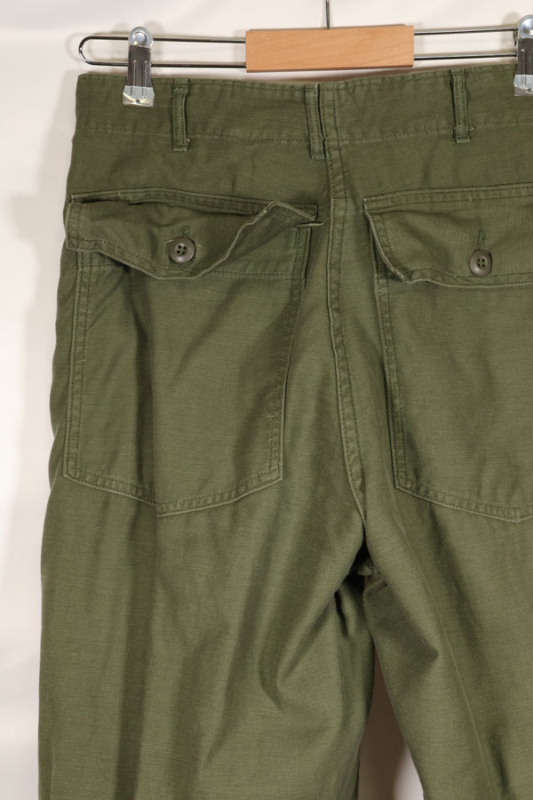 1968年契約　32x31　アメリカ陸軍　OG-107　ユーティリティパンツ　ベイカーパンツ　中古品　 B