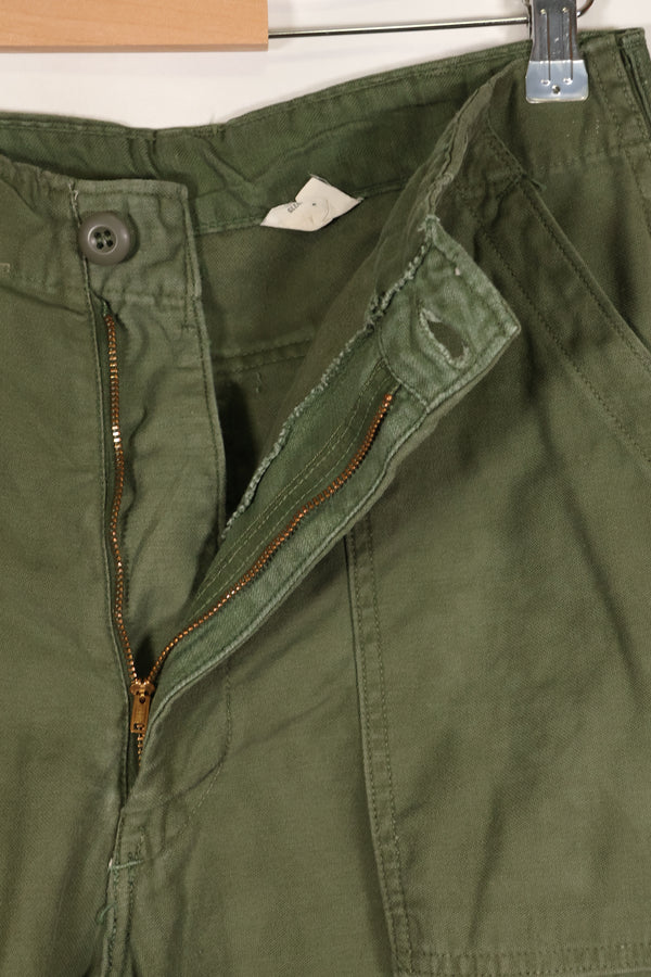 1968年契約　32x 31 アメリカ軍　OG-107　ユーティリティーパンツ　ベイカーパンツ　中古品