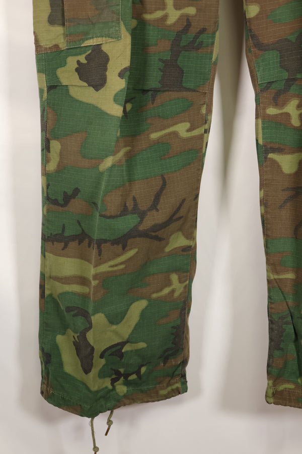 1968年契約　推定 M-S　ERDL　グリーンリーフ　ジャングルファティーグ　パンツ　中古品