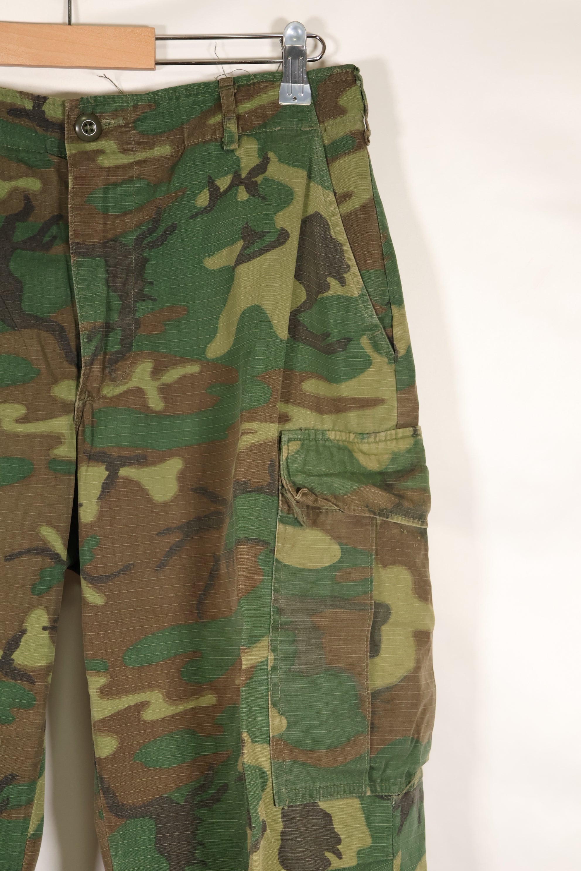 1968年契約　推定 M-S　ERDL　グリーンリーフ　ジャングルファティーグ　パンツ　中古品