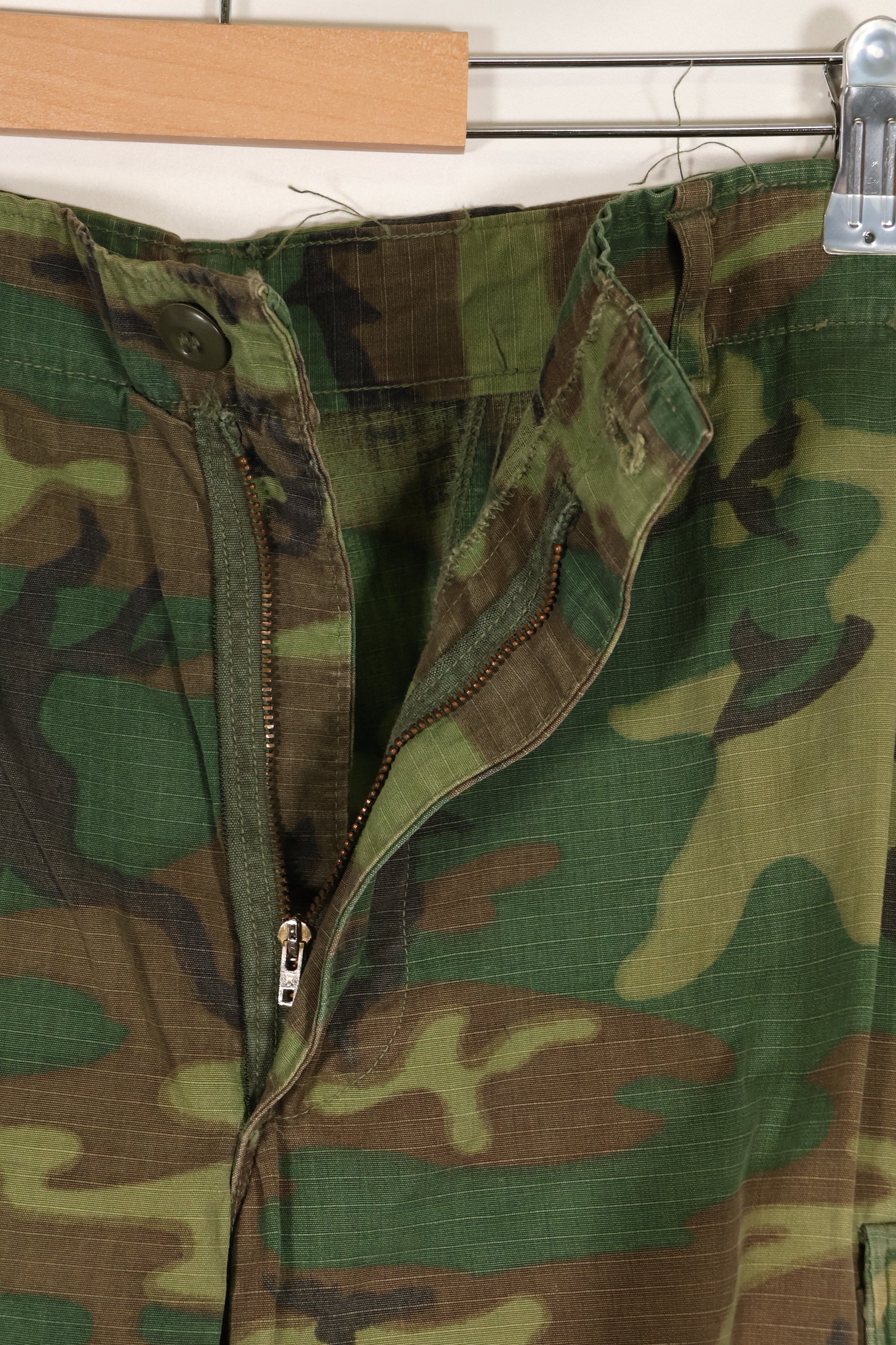 1968年契約　推定 M-S　ERDL　グリーンリーフ　ジャングルファティーグ　パンツ　中古品