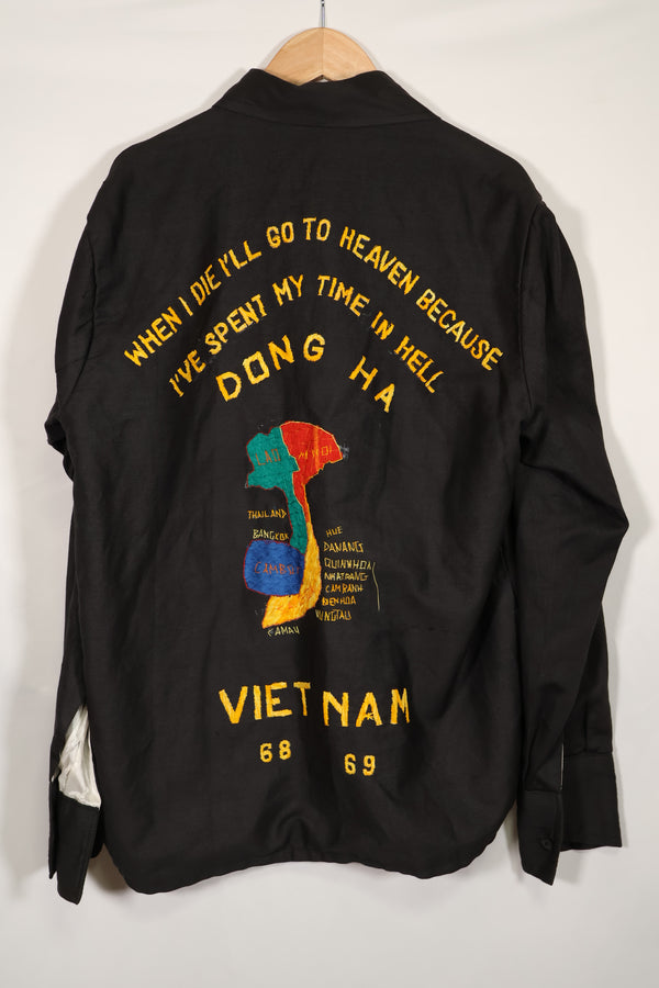 実物　1960年代　ベトナム戦争　ツアージャケット　68-69　中古品　