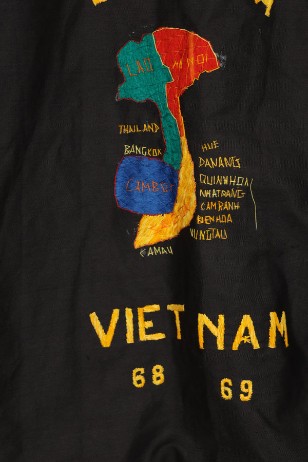 実物　1960年代　ベトナム戦争　ツアージャケット　68-69　中古品　