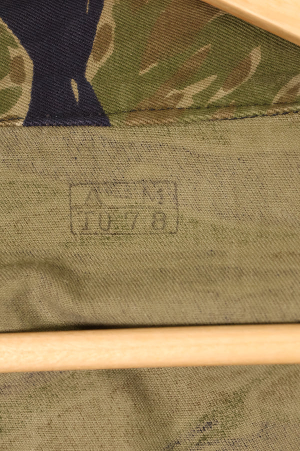 1970年契約　A-M　TO78　シルバータイガー　TDD　タイガーストライプ　シャツ　中古品