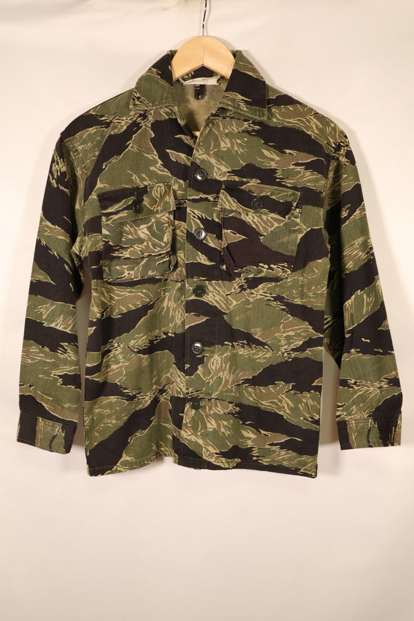 1965~66年頃　A-M　沖縄タイガー　JWD　Asian カット　タイガーストライプ　シャツ　褪色少ない　中古品