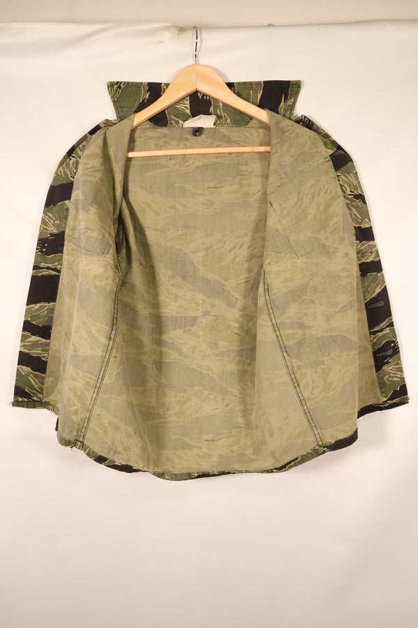 1965~66年頃　A-M　沖縄タイガー　JWD　Asian カット　タイガーストライプ　シャツ　褪色少ない　中古品