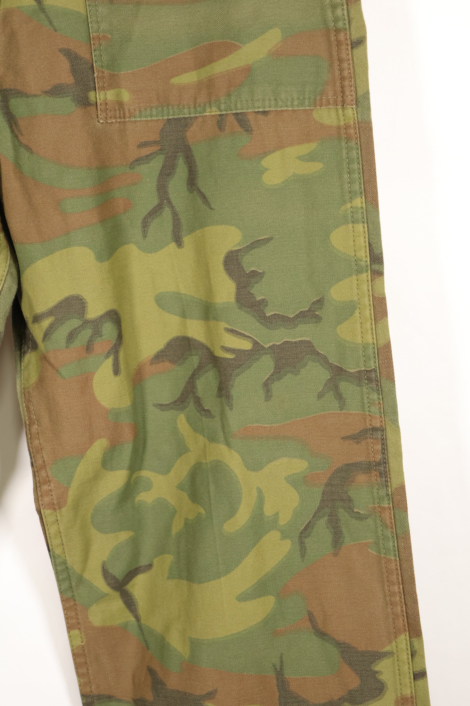 1960年代　インビジブルリーフ迷彩　アメリカ陸軍　ユーティリティパンツカット　ほぼ未使用品