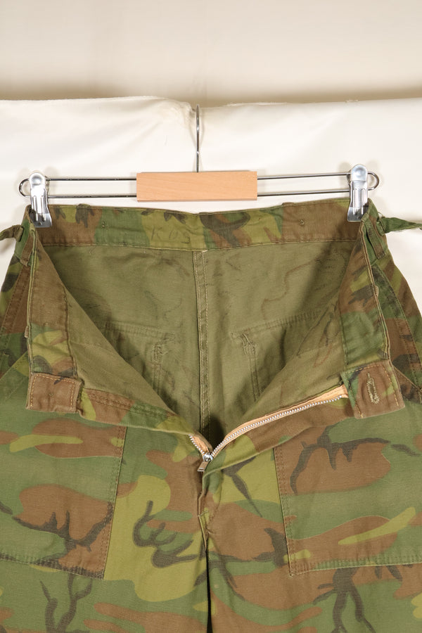 1960年代　インビジブルリーフ迷彩　アメリカ陸軍　ユーティリティパンツカット　ほぼ未使用品