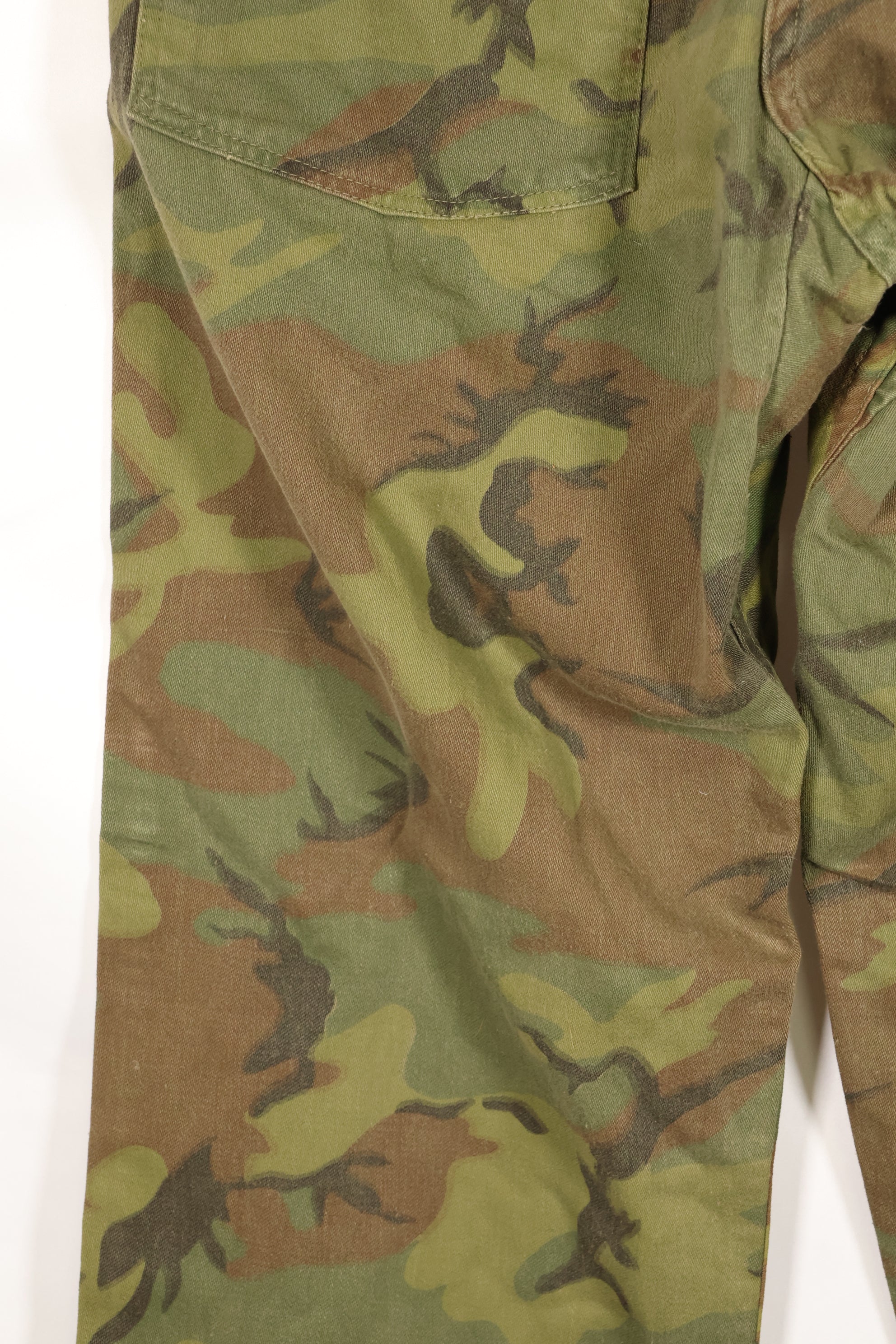 1960年代　インビジブルリーフ迷彩　アメリカ陸軍　ユーティリティパンツカット　ほぼ未使用品