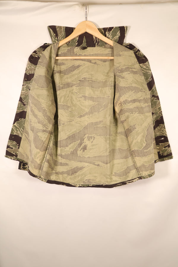 1965~65年頃　沖縄タイガーパターン　JWD　タイガーストライプ　Asian カット　シャツ　中古品