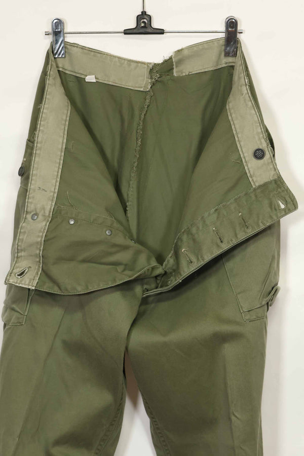 1950年代　アメリカ陸軍　コットン製　ユーティリティパンツ　大戦同型　中古品