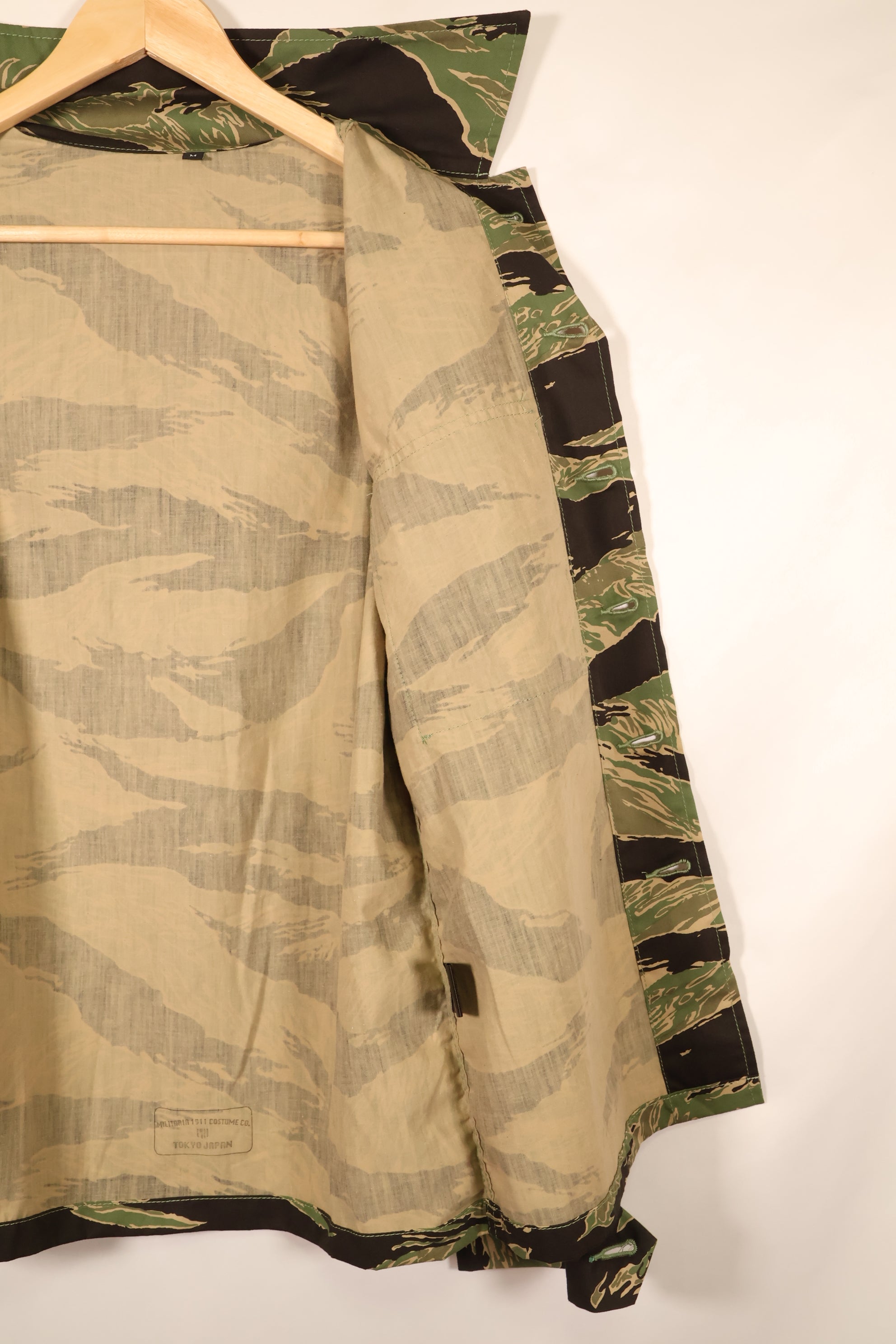 2025年　US-M　MILITARIA 1911製　TIGER STRIPE CINEMA EDITION　USカット　シャツ　新古品