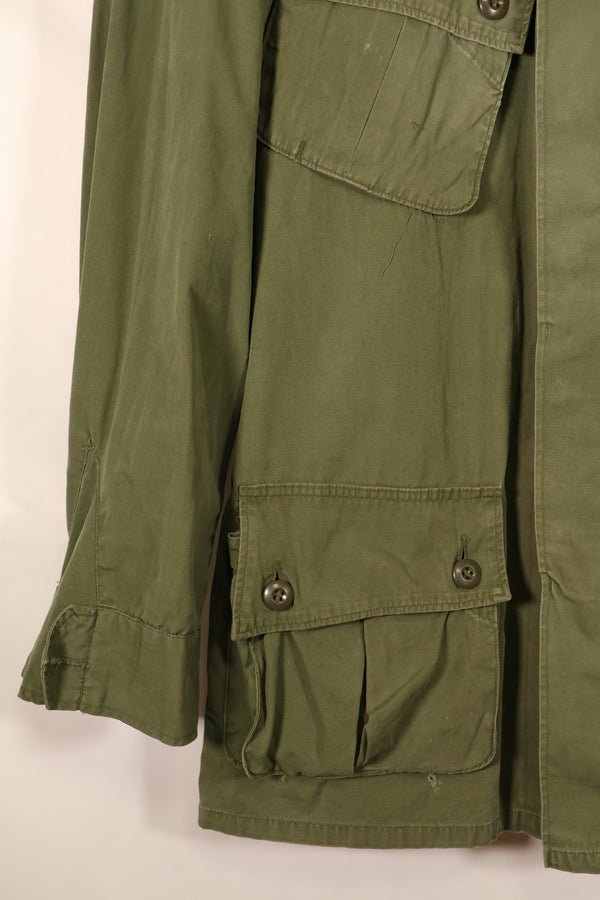 1963~64年契約　推定 S-L　1st Model ジャングルファティーグ　ジャケット　パッチ付　中古品