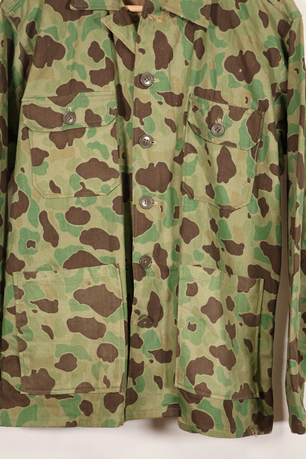 1940年代〜50年代初頭　日本製　フロッグスキン迷彩　テイラード　ジャケット　HBT生地　美品　中古品