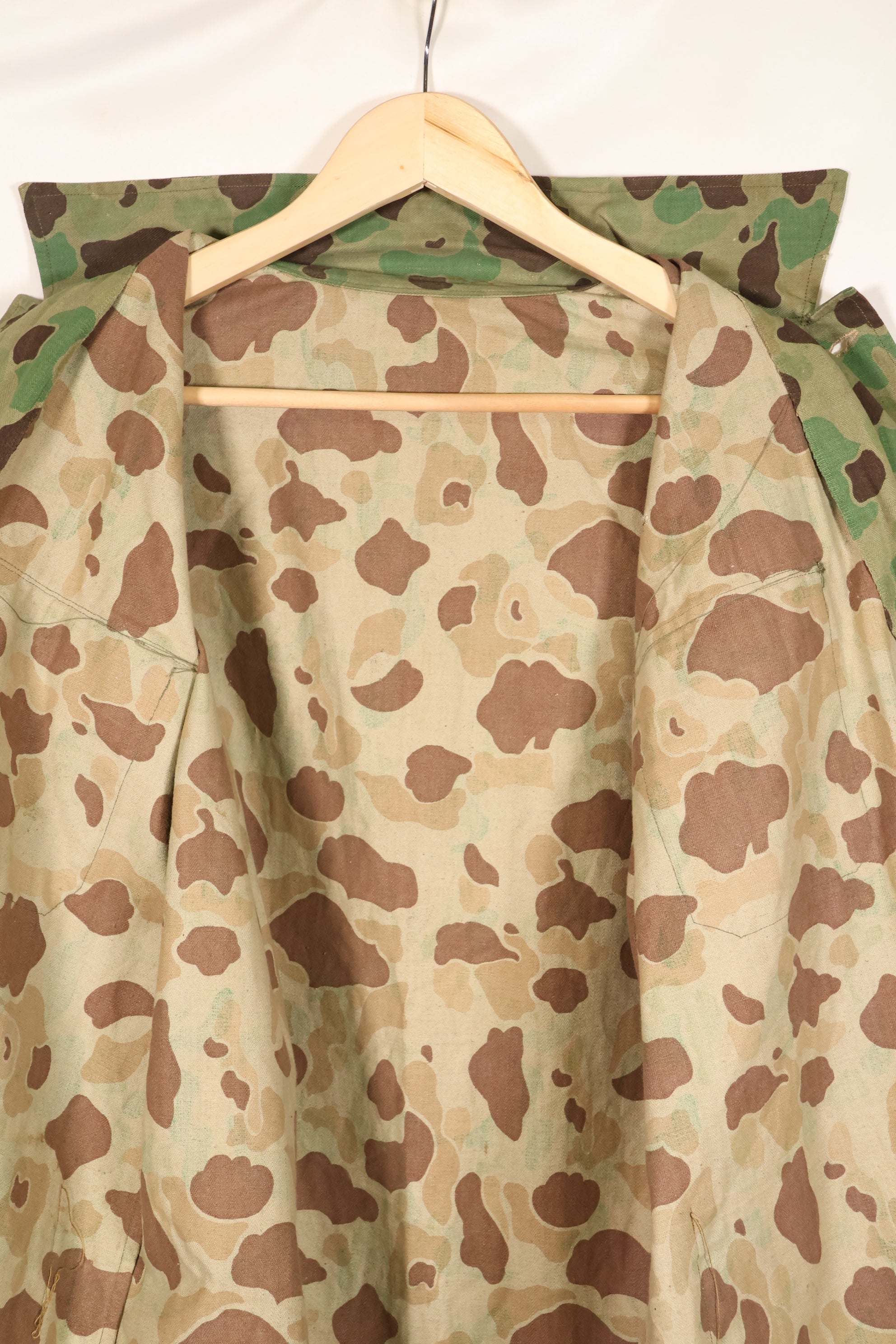 1940年代〜50年代初頭　日本製　フロッグスキン迷彩　テイラード　ジャケット　HBT生地　美品　中古品