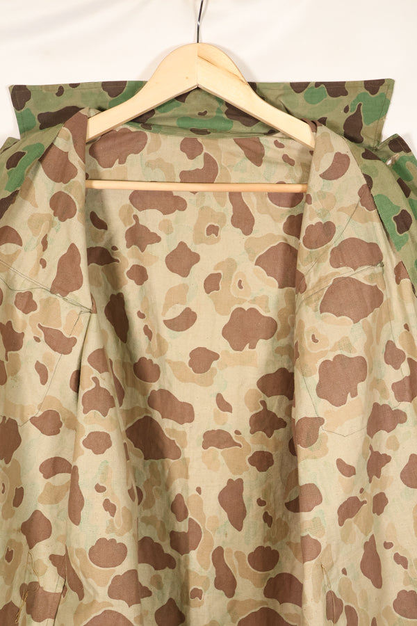 1940年代〜50年代初頭　日本製　フロッグスキン迷彩　テイラード　ジャケット　HBT生地　美品　中古品