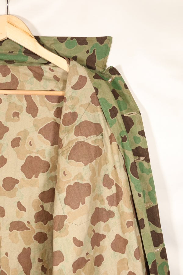 1940年代〜50年代初頭　日本製　フロッグスキン迷彩　テイラード　ジャケット　HBT生地　美品　中古品