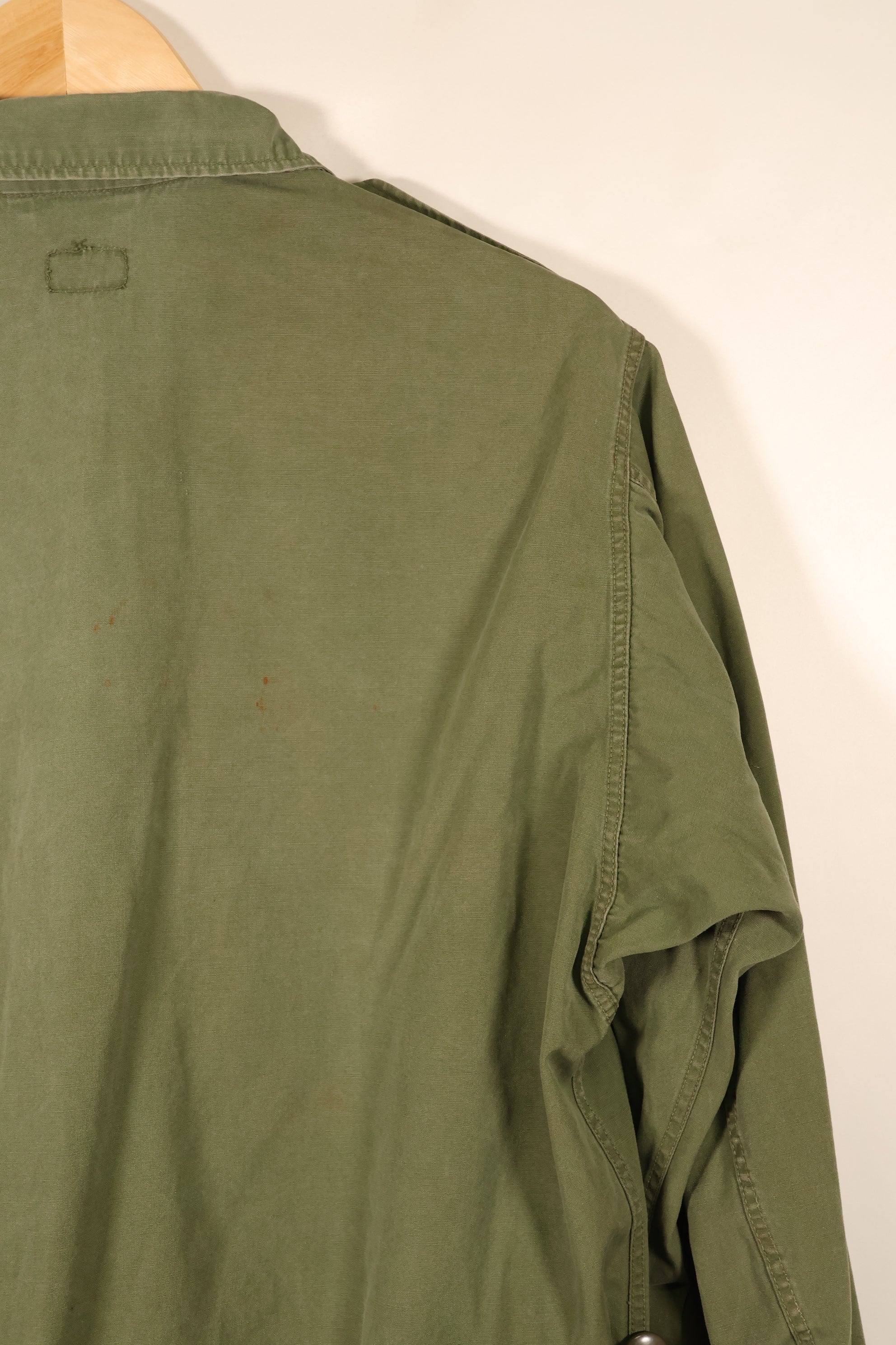 1963~64年契約　推定 S-L　1st Model ジャングルファティーグ　ジャケット　パッチ付　中古品