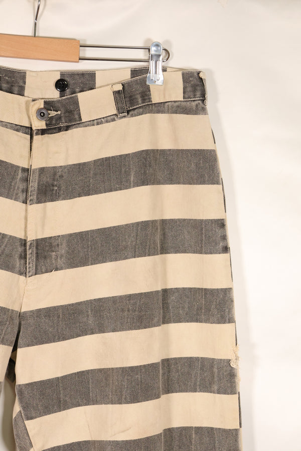 1930年代〜40年代　ハリウッド映画コスチューム　アメリカ　囚人パンツ　プリズナーパンツ　中古品