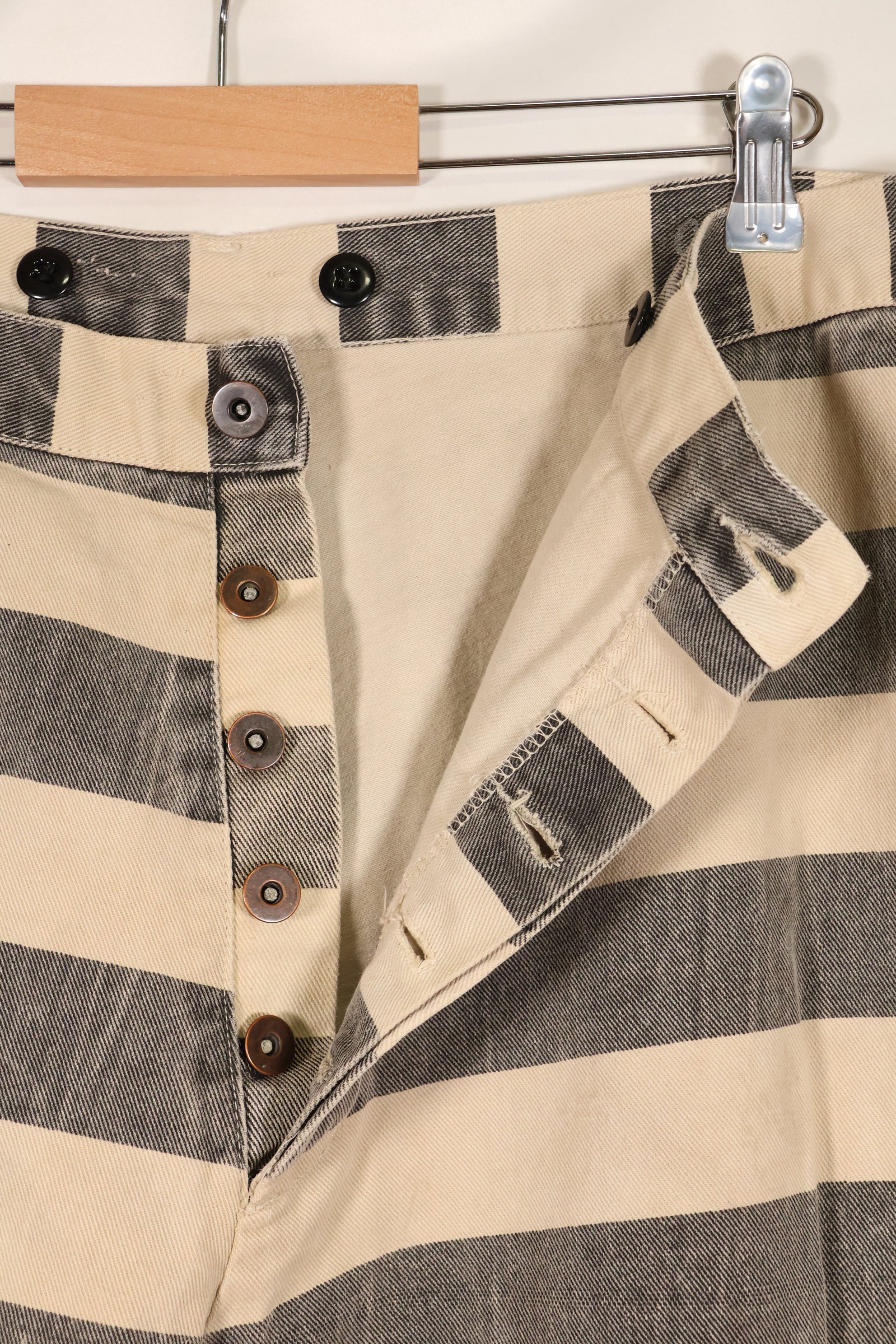 1930年代〜40年代　ハリウッド映画コスチューム　アメリカ　囚人パンツ　プリズナーパンツ　中古品