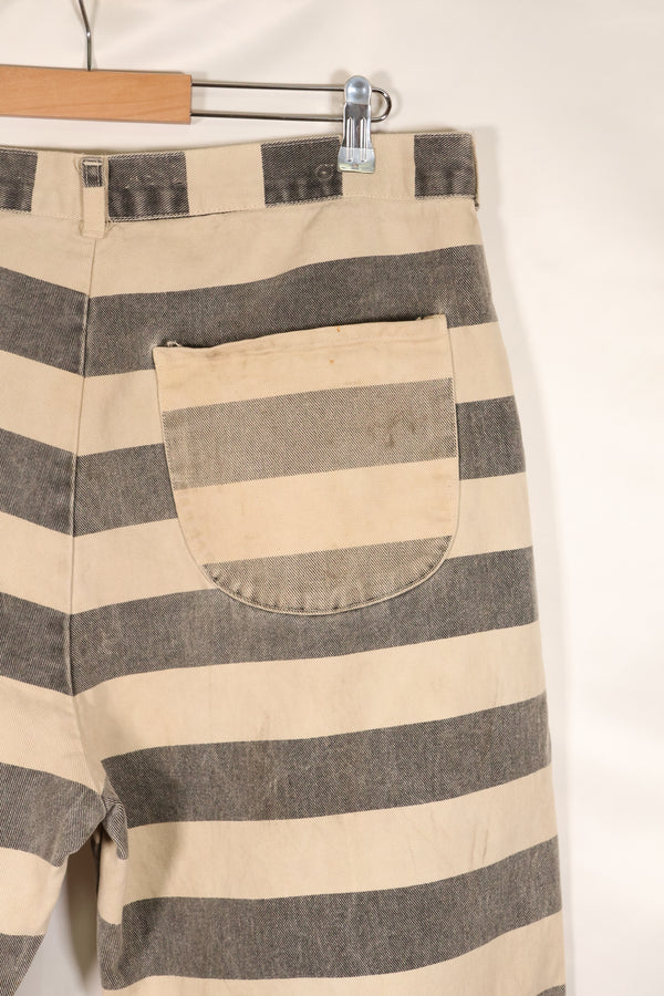 1930年代〜40年代　ハリウッド映画コスチューム　アメリカ　囚人パンツ　プリズナーパンツ　中古品