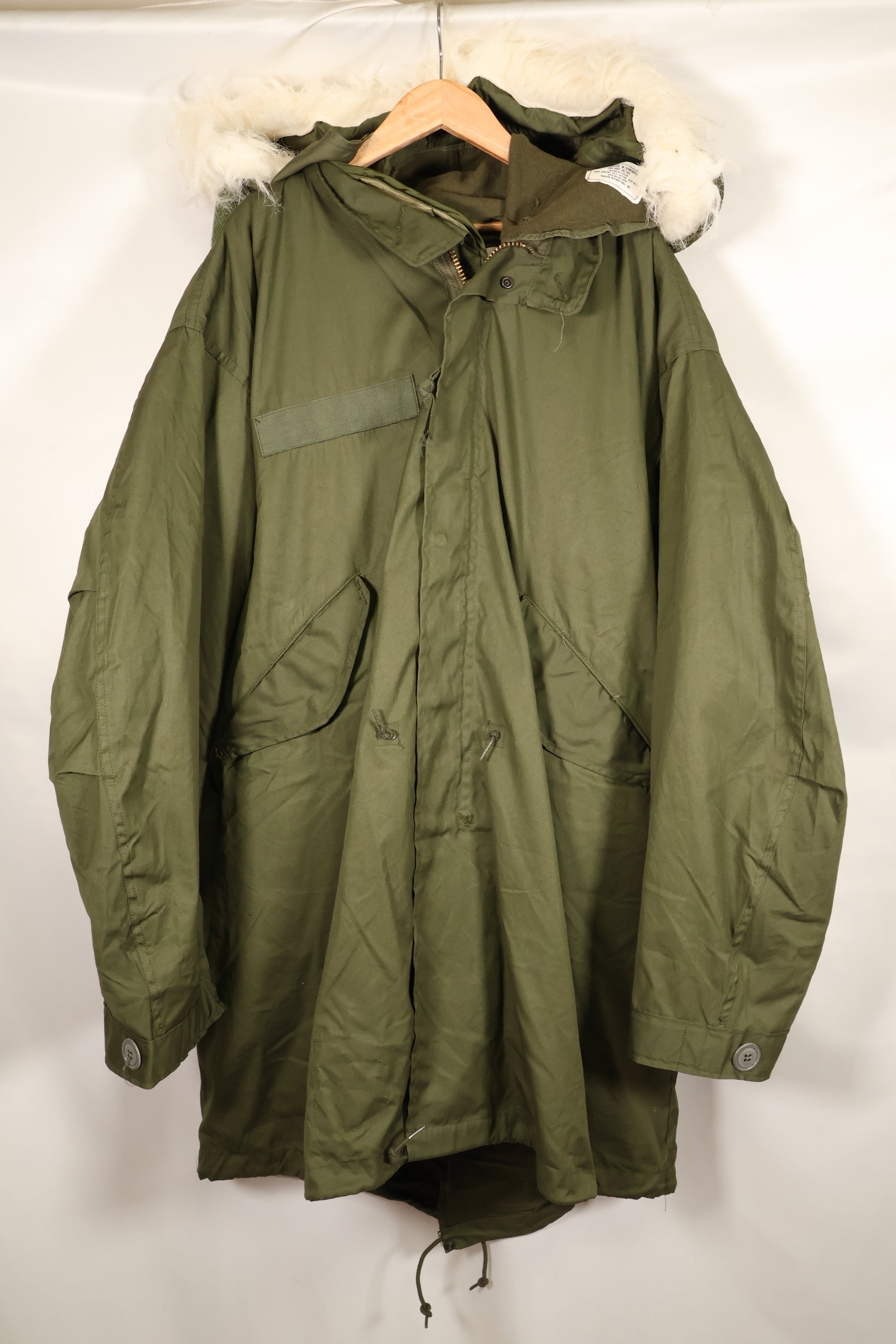 1973年契約& 1983年契約フード　M-R　M65 フィールドパーカー　フィッシュテイルパーカー　ほぼ未使用品