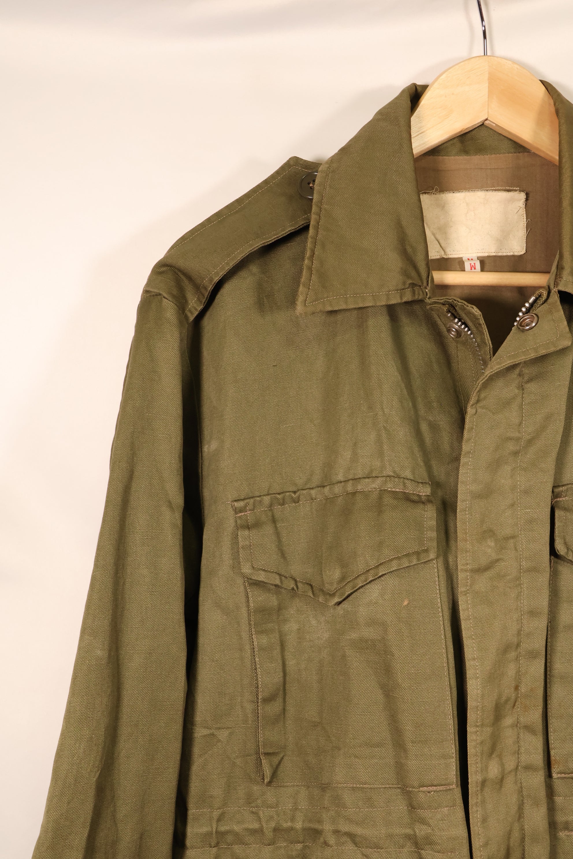 1940年代後半　日本製　Mサイズ　アメリカ軍　M-1943　フィールドジャケット　トーカルメイド　中古品