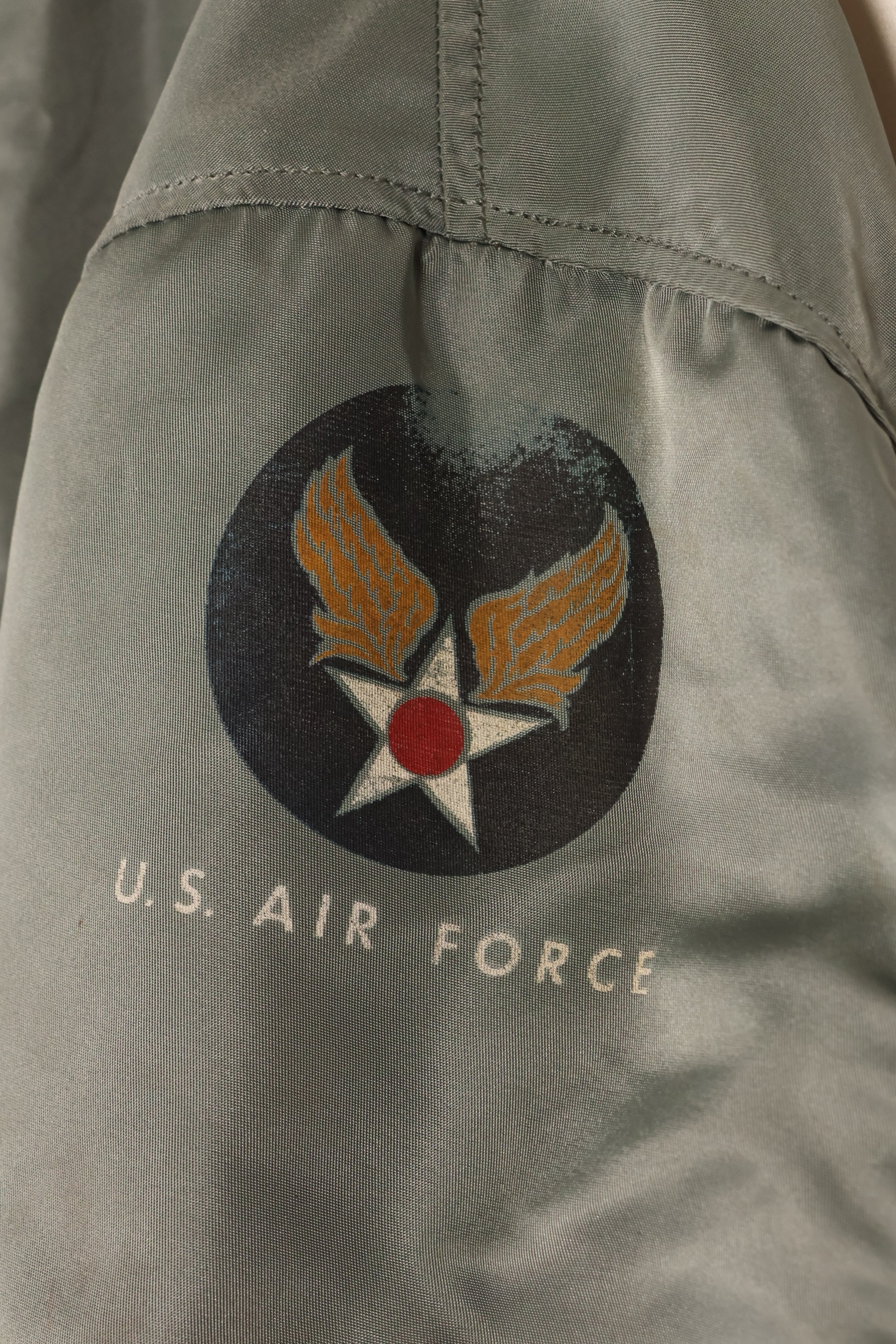 1950年代前半　サイズ 38　アメリカ空軍　USAF　B-15D　フライトジャケット　モーディファイ　中古品