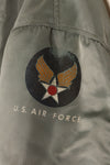 1950年代前半　サイズ 38　アメリカ空軍　USAF　B-15D　フライトジャケット　モーディファイ　中古品