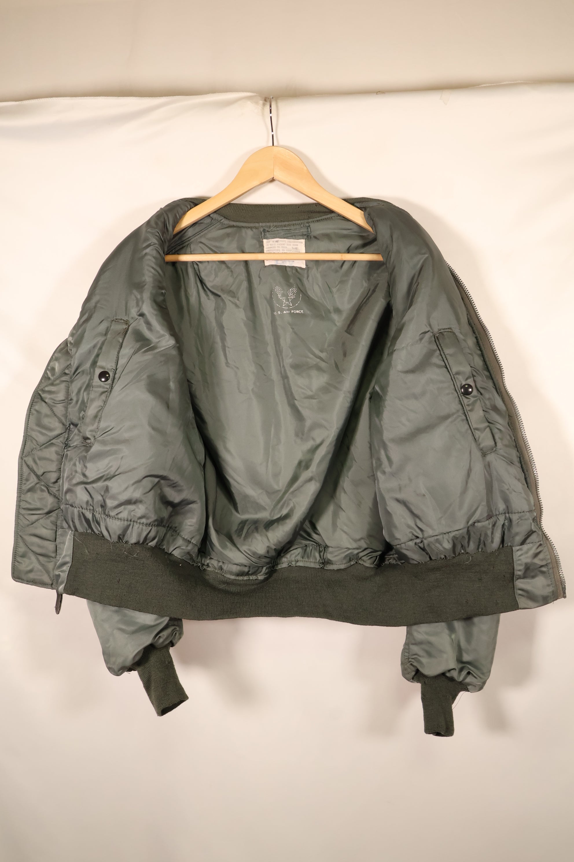 1950年代前半　サイズ 38　アメリカ空軍　USAF　B-15D　フライトジャケット　モーディファイ　中古品
