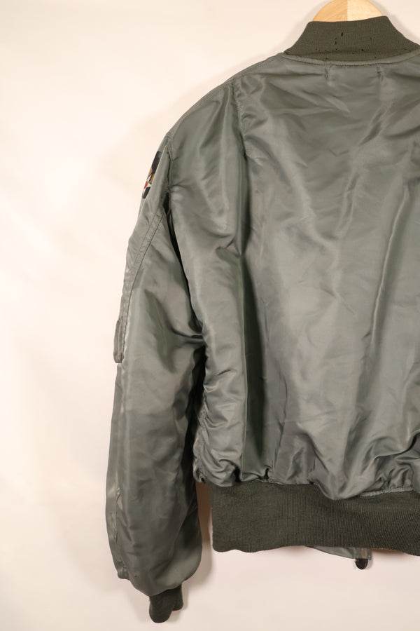 1950年代前半　サイズ 38　アメリカ空軍　USAF　B-15D　フライトジャケット　モーディファイ　中古品