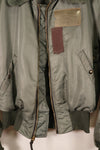 1950年代前半　推定 LARGE or 44程度　アメリカ空軍　B-15D　インターメディエイト　フライトジャケット　中古品