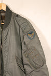 1950年代前半　EX-LARGE　アメリカ空軍　USAF　L2-B　ライトゾーン　フライトジャケット　中古品