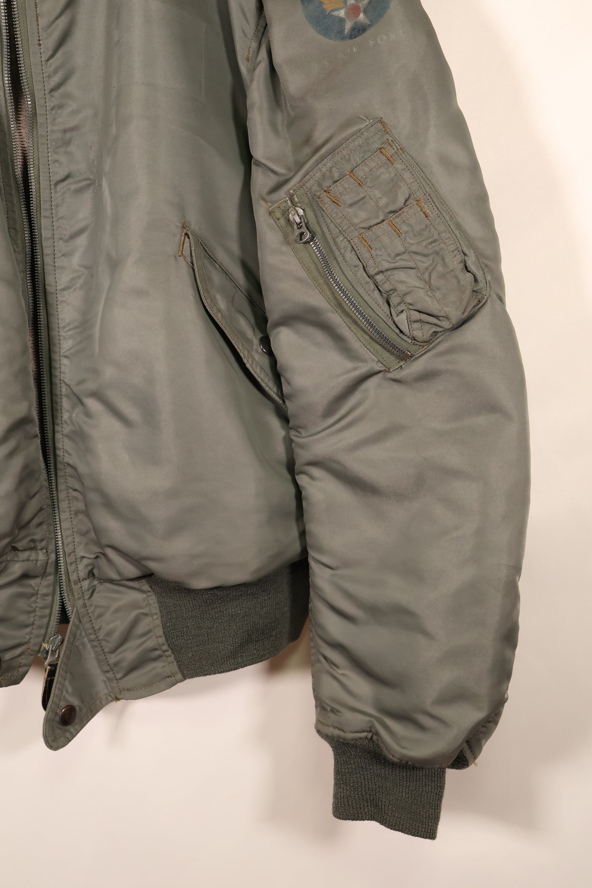 1950年代前半　EX-LARGE　アメリカ空軍　USAF　L2-B　ライトゾーン　フライトジャケット　中古品