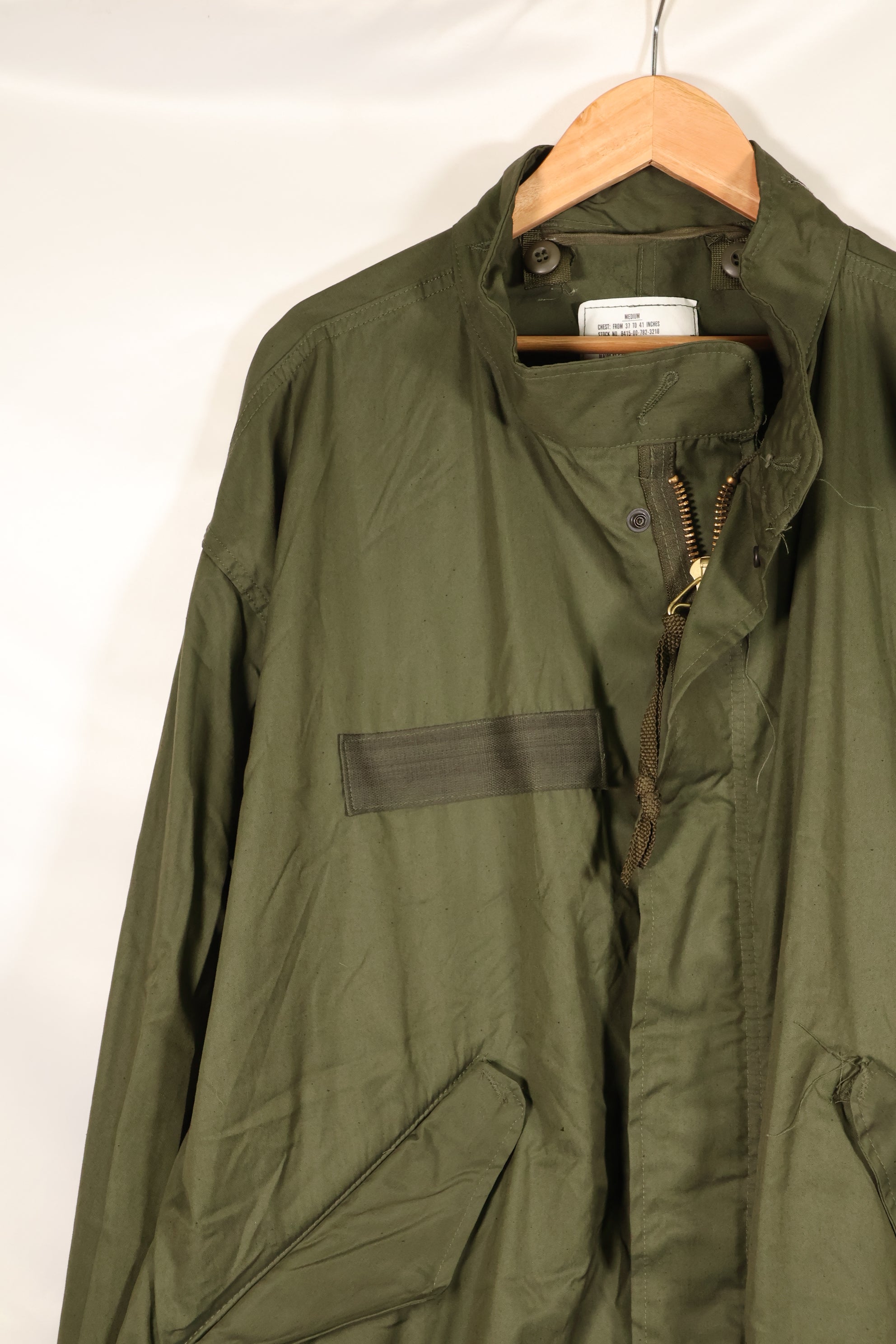 1983年契約　MEDIUM　M65 フィールドパーカー　フィッシュテイルパーカー　ほぼ未使用　シェルのみ  B