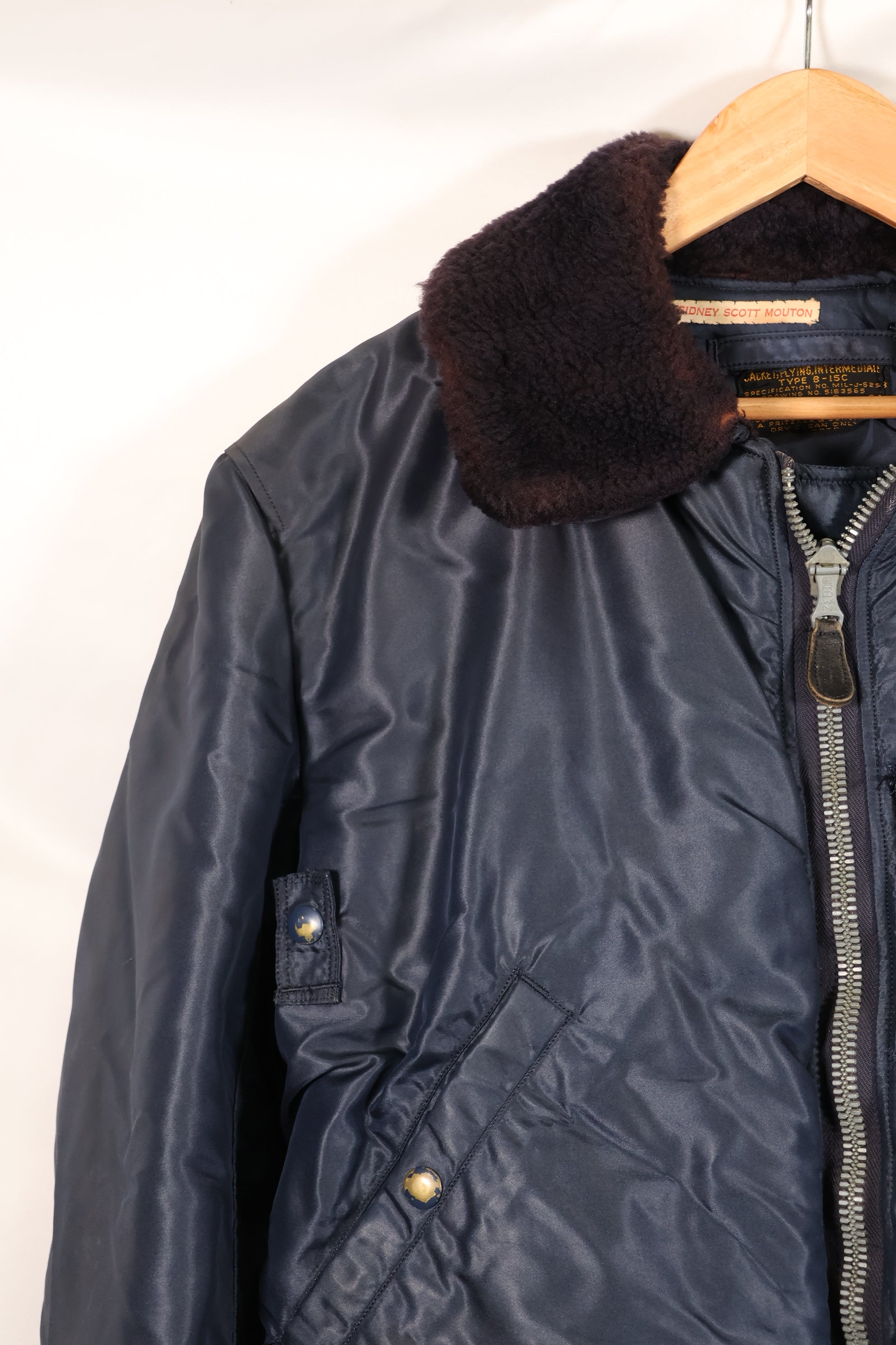 1950年代前半　38　アメリカ空軍　B-15C　フライトジャケット　インターメディエートゾーン　中古品