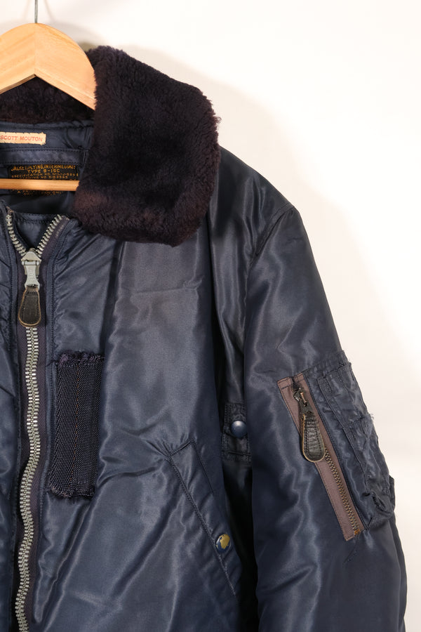 1950年代前半　38　アメリカ空軍　B-15C　フライトジャケット　インターメディエートゾーン　中古品