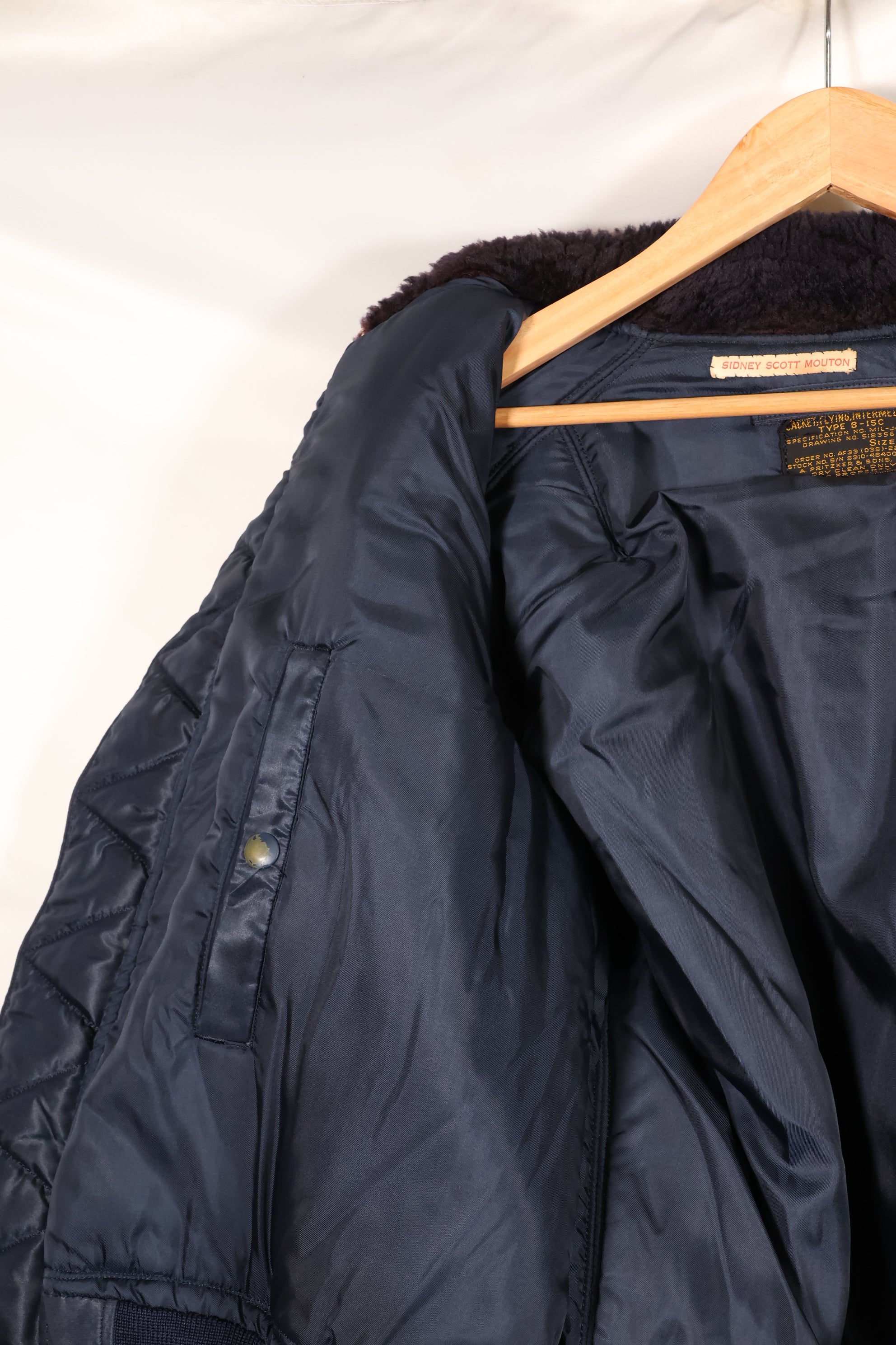 1950年代前半　38　アメリカ空軍　B-15C　フライトジャケット　インターメディエートゾーン　中古品