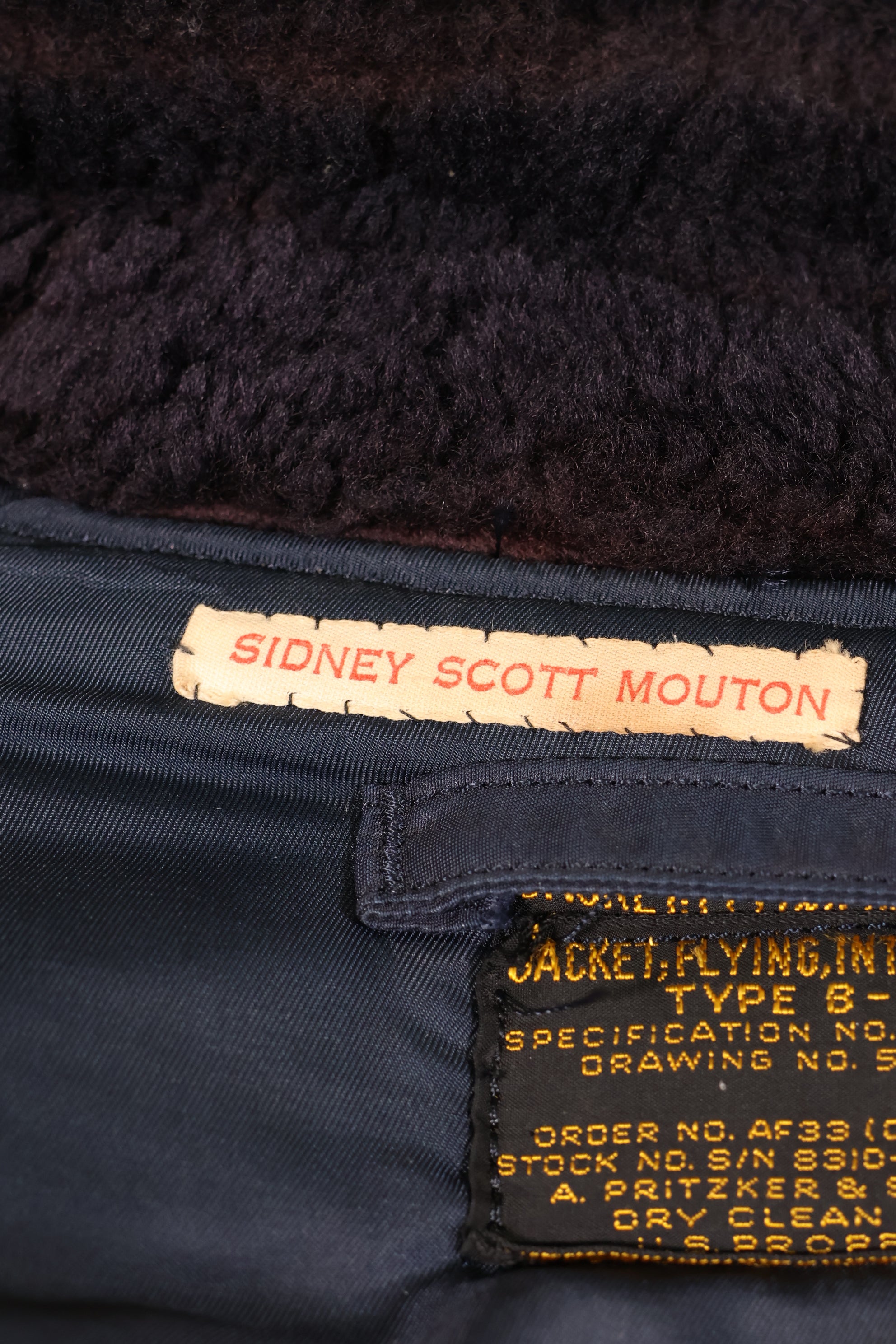 1950年代前半　38　アメリカ空軍　B-15C　フライトジャケット　インターメディエートゾーン　中古品