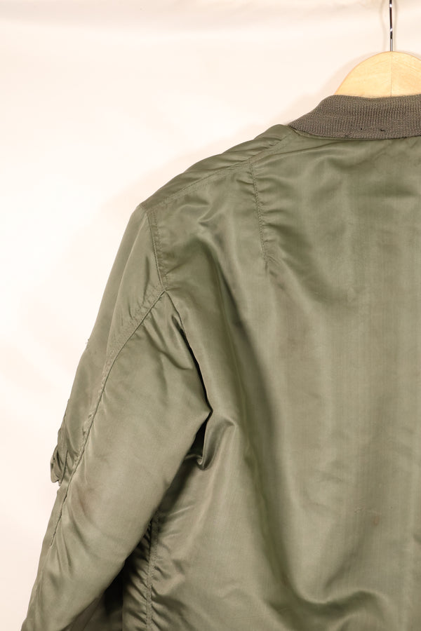 1970年契約　MEDIUM　アメリカ空軍　USAF　MA-1　フライトジャケット　状態良い　中古品