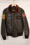 1968年契約　サイズ42 アメリカ海軍　G-1 フライトジャケット　FAIRECONRON ONE　中古品