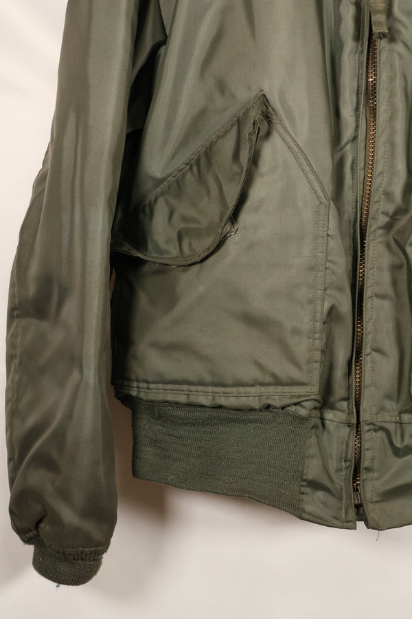 1976年契約　LARGE　アメリカ海軍　CWU-45P フライトジャケット　インターメディエイト　中古品