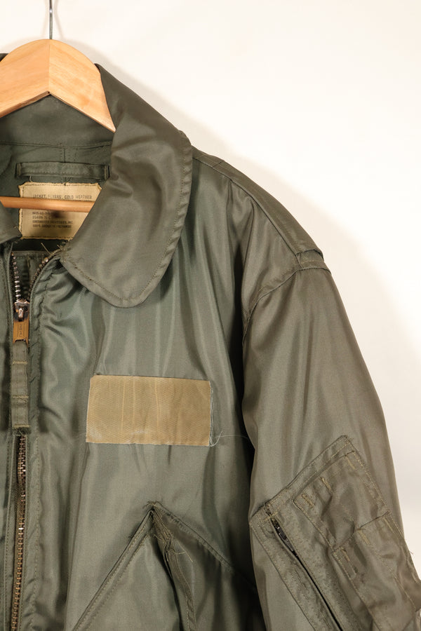 1976年契約　LARGE　アメリカ海軍　CWU-45P フライトジャケット　インターメディエイト　中古品