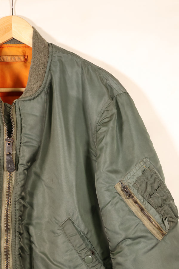 1968年契約　LARGE　アメリカ空軍　USAF　MA-1　フライトジャケット　中期型　中古品