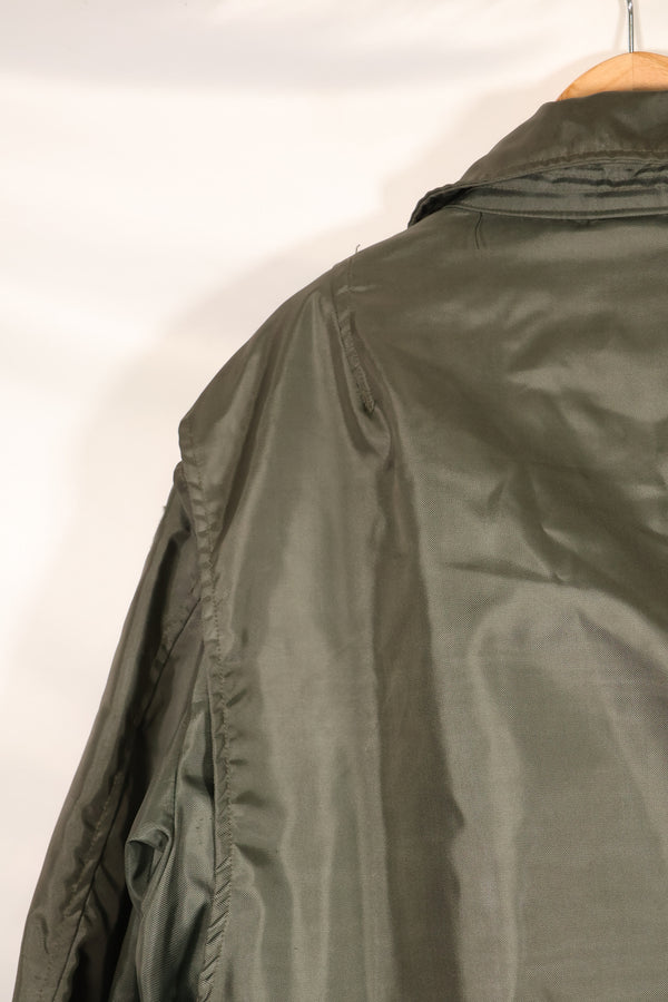 1975年契約　LARGE　アメリカ海軍　CWU-45P フライトジャケット　インターメディエイト　ポケット付　中古品