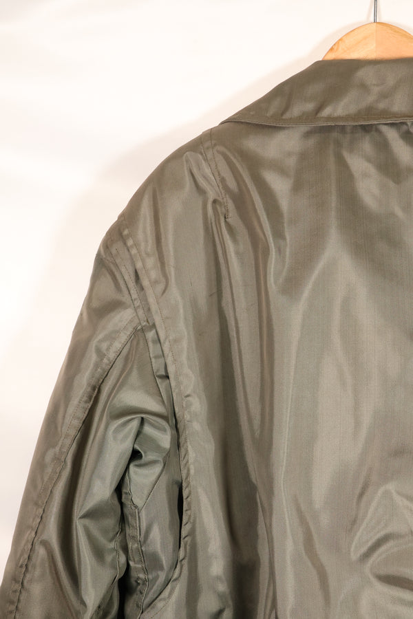 1970年代後半頃　推定MEDIUM　アメリカ海軍　CWU-45P フライトジャケット　インターメディエイト　中古品