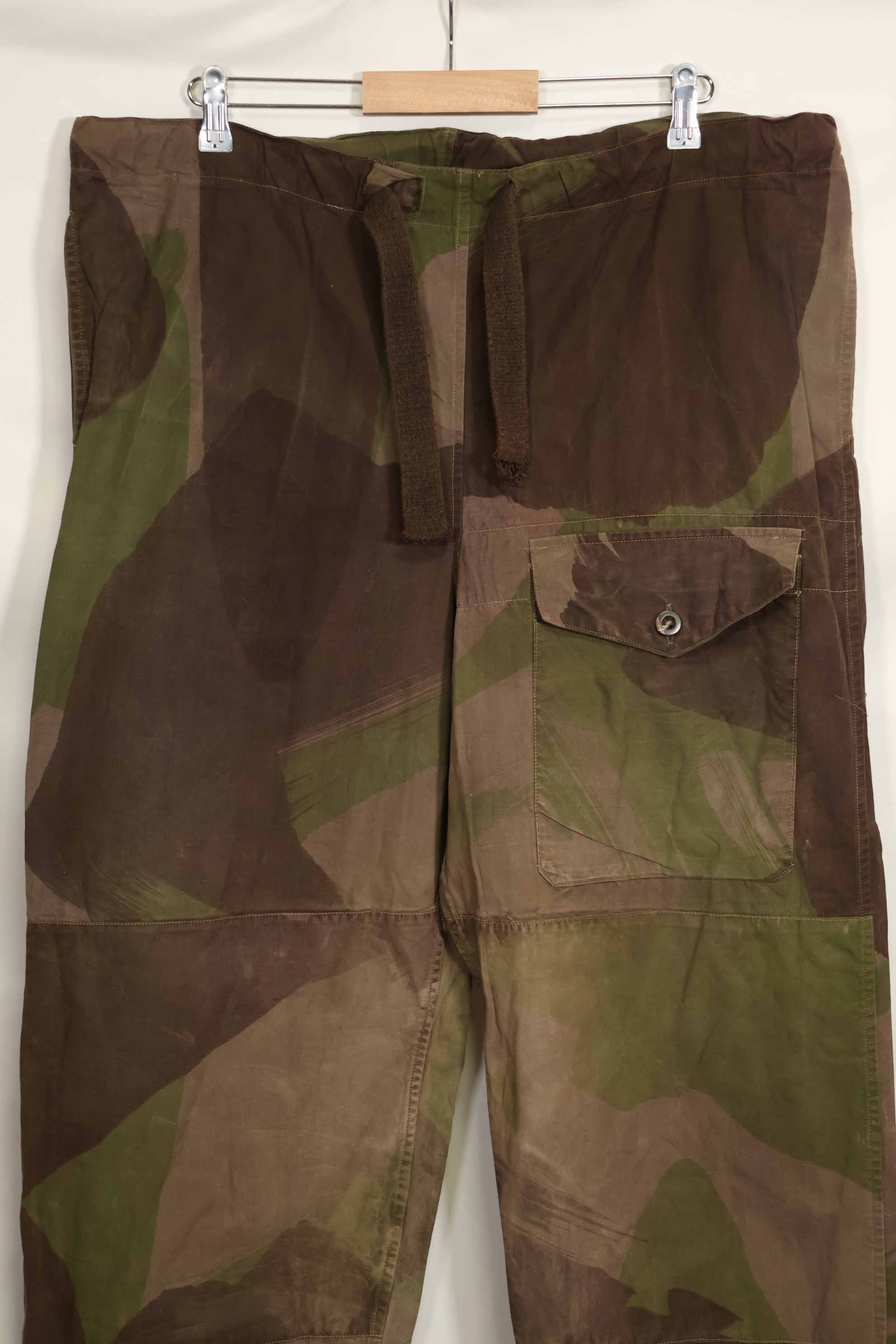 実物　イギリス軍　SAS トラウザーズ　WINDPROOF 迷彩パンツ　サイズタグ2 中古品