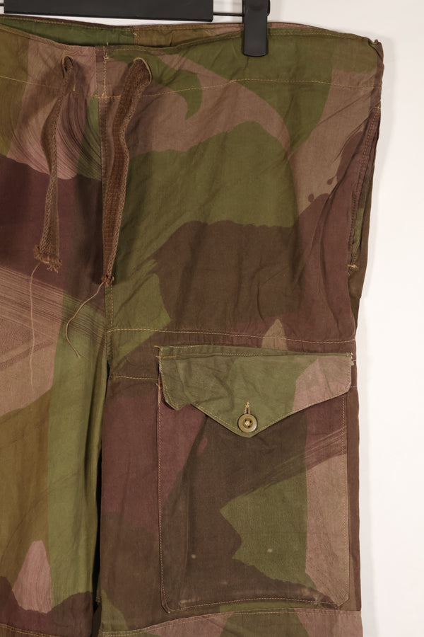 実物　1944年製　イギリス軍　SAS トラウザーズ　WINDPROOF 迷彩パンツ　サイズ No.1　中古品