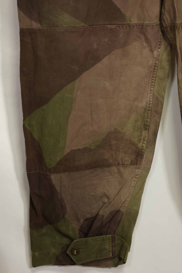 実物　イギリス軍　SAS トラウザーズ　WINDPROOF 迷彩パンツ　サイズタグ2 中古品